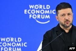 Președintele ucrainean Volodimir Zelenski s-a adresat joi Forumului de la Davos