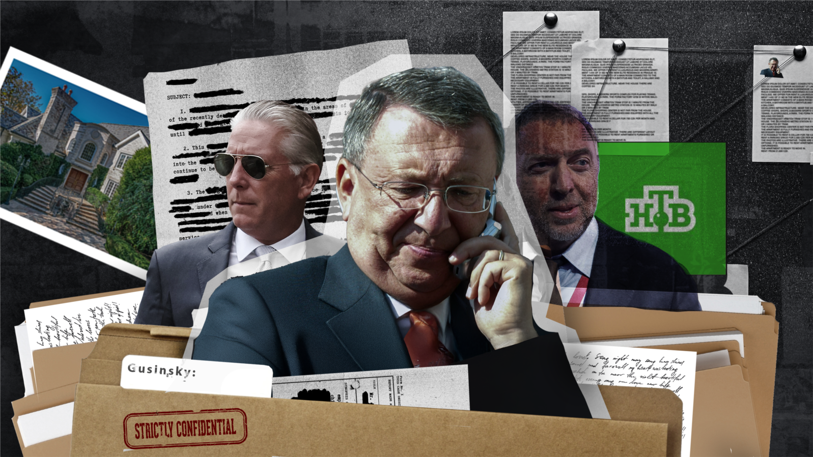 În anii 1990, Vladimir Gusinsky a fost unul dintre cei mai influenți oligarhi din Rusia, în special datorită NTV, primul canal de televiziune național independent din Rusia.