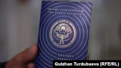 Кыргызстандын паспорту. Иллюстрациялык сүрөт.