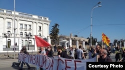 Од протестниот марш на Иницијативата „Култура или фискултура?“