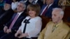 Armenia - President Serzh Sarkisian, his wife Rita and other dignitaries at an award ceremony in Yerevan, 28May2017.