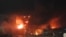 Makhachkala gas station on fire after September 27 blast. 