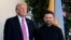 US President Donald Trump (left) meets Ukrainian President Volodymyr Zelenskiy at the White House in Washington in October. 