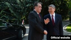 Президенты Таджикистана и Кыргызстана в Бишкеке, 27 мая