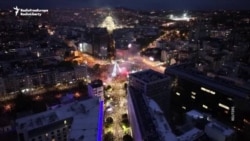 Serbian Students Hold Mass Rally Ahead Of Crucial Parliamentary Vote