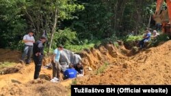 Ekshumacija posmrtnih ostataka kod Bugojna (24. jul 2020)