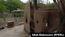 Село Кок-Таш, пострадавшее в результате вооруженного конфликта на границе Кыргызстана и Таджикистана. 1 мая 2021 года.