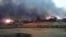 Тыгда, Амурской обл. Огонь уничтожает поселок