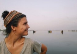 Марта Шчарбакова падчас валянтэрства ў Сэнегале