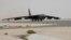 FILE - A U.S. Air Force B-52H Stratofortress aircraft assigned to the 20th Expeditionary Bomb Squadron taxis for takeoff on a runway at Al Udeid Air Base, May 12, 2019