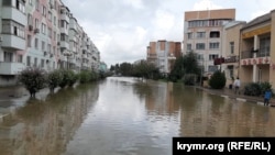 Центр Керчи затопило, 16 августа 2021 года