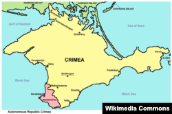Карта Крыма.