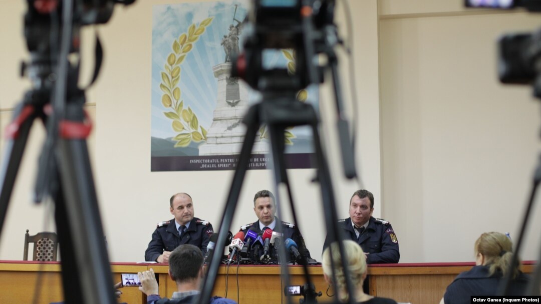 ROMANIA IGSU ISU press conference Colectiv