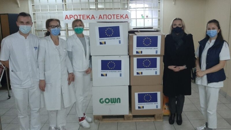 EU uručila zaštitnu opremu zdravstvenim institucijama u BiH
