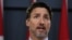 Canadian Prime Minister Justin Trudeau speaks at a news conference January 8 in Ottawa, Canada. 