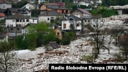 Утро по поплавите и одроните во Долна Јабланица, едно од најпогодените места во Херцеговина, октомври, 2024 година.