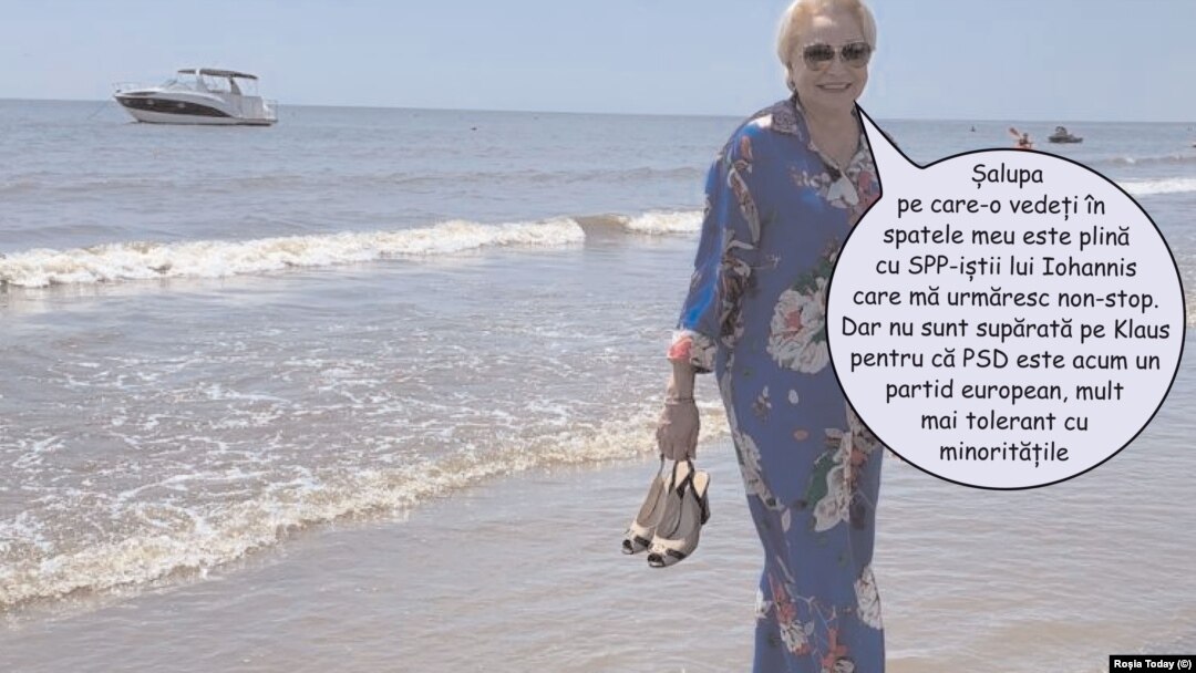 Romania - Roșia Today, mema, Viorica Dancila