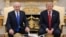 АҚШ президенті Дональд Трамп (оң жақта) пен Израиль премьер-министрі Биньямин Нетаньяху. Ақ үй, Вашингтон, 28 шілде, 2026 жыл.