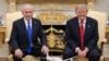 Президент США Дональд Трамп и премьер-министр Израиля Биньямин Нетаньяху перед началом их закрытых переговоров в Белом доме. Вашингтон, вечер 28 июля 2026 года