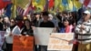 Акцыя супраць карупцыі ва Ўкраіне. Уроцлаў, 25 красавіка