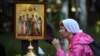 A religious procession in memory of the last tsar and his family is held in Yekaterinburg on July 17, 2017.