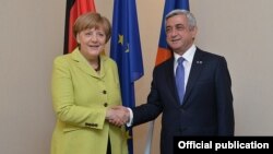 Հայաստանի նախագահի և Գերմանիայի կանցլերի հանդիպումներից, արխիվ
