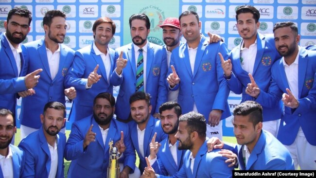 بازیکنان تیم ملی کریکت افغانستان