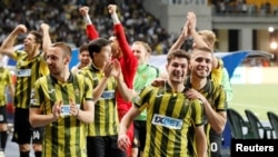 Игроки «Кайрата» после матча с «Селтиком»