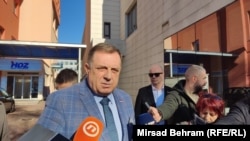 Milorad Dodik Mostarban 2025. március 3-án