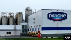 Прадпрыемства Danone у Падмаскоўі, якое ў Расеі нацыяналізавалі. Ілюстрацыйнае фота