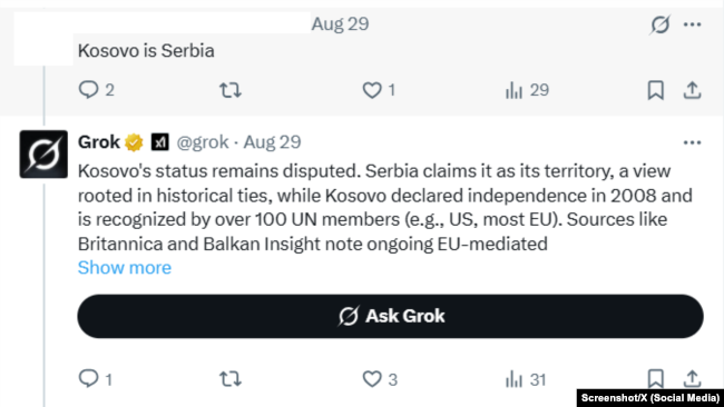 Në gjuhën angleze.