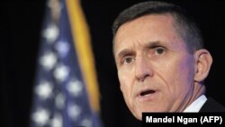 U.S. prosecutors say Michael Flynn and the Russian ambassador to the United States in December 2016 discussed sanctions that the Obama administration had imposed on Moscow for alleged interference in the election.