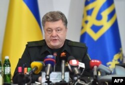 Ukrainian President Petro Poroshenko (file photo)