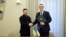 Прем’єр-міністр Естонії Крістен Міхал (п) із президентом України Володимиром Зеленським, фото ілюстративне