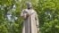 The Soviet-era monument to General NIkolai Vatutin in Kyiv.