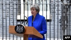 ترزا می، نخست‌وزیر بریتانیا.