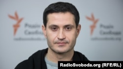 Режисер Ахтем Сеітаблаєв у студії Радіо Свобода. Київ, Україна. Листопад, 2017 року