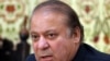 PAKISTAN -- Pakistani ousted prime minister Nawaz Sharif speaks during a press conference after his appearance in front of an accountability court to face corruption charges, in Islamabad, September 26, 2017