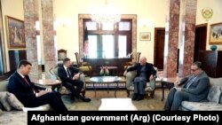 ارشیف،د افغانستان او پاکستان لپاره د جرمني د حکومت ځانګړی استازی مارکوس پوتځِل له ولسمشر غني سره , 20Nov2017