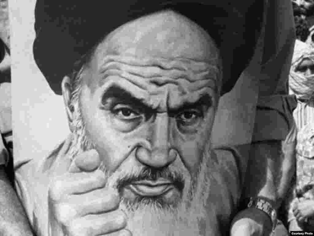 پوستر آیت الله خمینی رهبر انقلاب اسلامی ایران