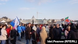 "Террорга урын юк. Безне куркыта алмассыз" митингы, 6 апрель, Казан