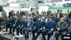 Leaders of various economic entities at the launch ceremony for a new investment fund in Iran. December 1, 2019