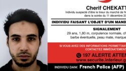 A picture released by French police of Cherif Chekatt, who is suspected of being the gunman involved in the Strasbourg shooting.