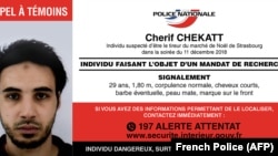 Cherif Chekatt identificat de poliția franzeză