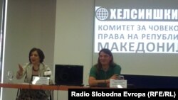 Претседателката на Хелсиншкиот комитет на Македонија Уранија Пировска 