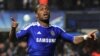 U.K. -- Chelsea`s forward Didier Drogba celebrates after scoring a goal during the UEFA Champions League semi-final first leg football match between Chelsea and Barcelona at Stamford Bridge in London, 18Apr2012