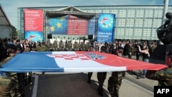 Brisel 1. srpnja 2013., na dan prijema Hrvatske u EU