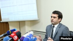 Министр транспорта, связи и информационных технологий Акоп Аршакян, Ереван, 17 апреля 2019 г. 