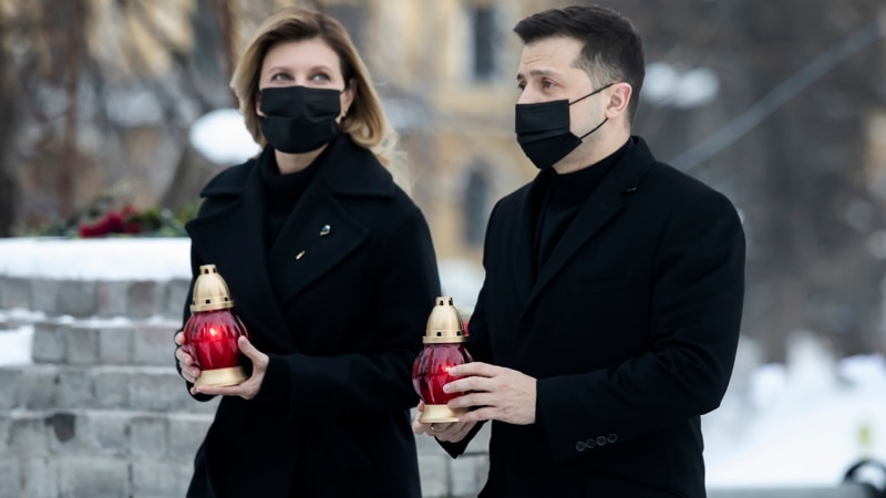 Ukraine Marks Seventh Anniversary Of Euromaidan Bloodshed
