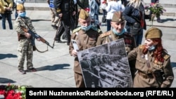 Ukraine -- Victory Day in Kyiv, 9May2020